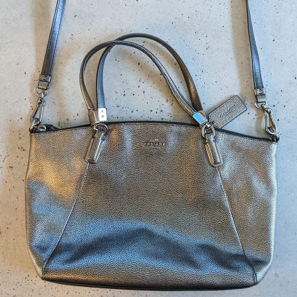 COACH Small Kelsey Satchel, Grain Leather